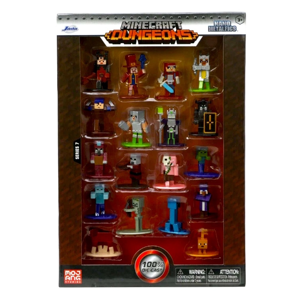 Minecraft Dungeons Nano Metalfigs Collectible Set